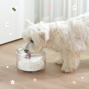 웰리 강아지수반 IoT 강아지 물그릇 유리수반