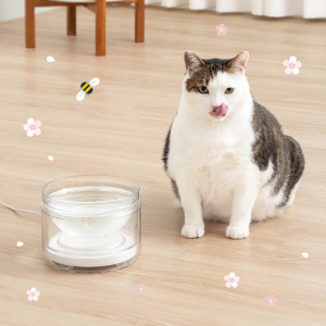 웰리 고양이수반 IoT 고양이 물그릇 유리수반