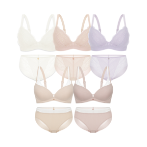 원더브라 레이스 노와이어 볼륨 여성속옷 5세트