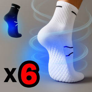 6켤레 코지덴 발바닥 이중쿠션 스포츠 겸용 도톰 양말 세트