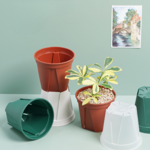 가네야 슬릿화분 원형 사각 플라스틱 EU-6