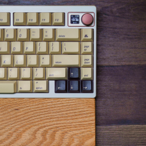 JUMOK 원목 키보드 팜레스트 풀배열 텐키리스