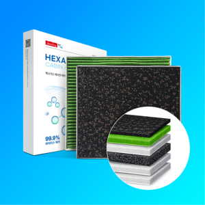 [호환] 디테일링 자동차 에어컨 필터 차량 활성탄 항균 초미세먼지 바이러스 프리 현대 기아