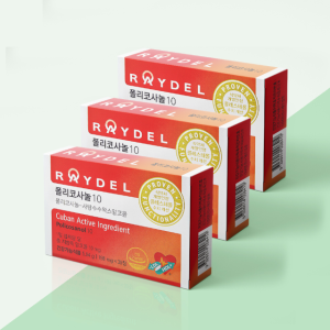 [순풍선우용여PICK] 식약처 기능성 인정 쿠바산 레이델 폴리코사놀10 30정 3박스 3개월분