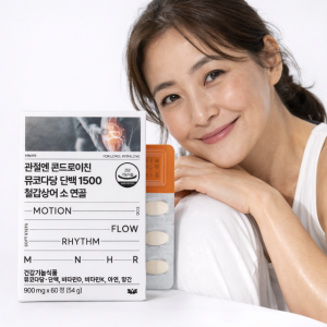 [4개월분] 철갑상어 콘드로이친 1500 뮤코다당단백 소연골 기능성 저분자 60정, 4개