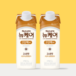 [본사공식몰] 뉴케어 고단백 HP 200ml (60팩) 시니어 고단백 균형영양식 액티브 음료 노인 유동식 카제인나트륨 분리대두단백 동물성단백질 식물성단백질 하이프로틴 고소한맛