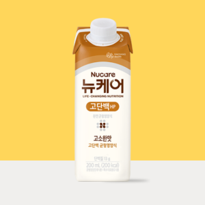 [본사공식몰] 뉴케어 고단백 HP 200ml (30팩) 시니어 균형영양식 액티브 음료 노인 유동식  카제인나트륨 분리대두단백 동물성단백질 식물성단백질 하이프로틴 고소한맛