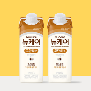 [본사공식몰] 뉴케어 고단백 HP 200ml (60팩) 시니어 고단백 균형영양식 액티브 음료 노인 유동식 카제인나트륨 분리대두단백 동물성단백질 식물성단백질 하이프로틴 고소한맛