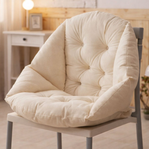 푹신하고 두꺼운 의자 등받이 쿠션 방석 무중력 커버 사무실 식탁 소파 독서 수험생