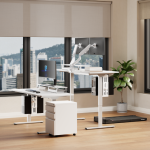 허리 부담 줄이는 편한 듀얼모터 모션데스크