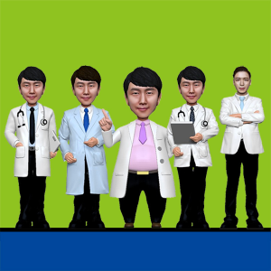 3D피규어 전문의 의사 원장님 개원선물 의대생
