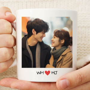 커플 기념일 사진 머그컵