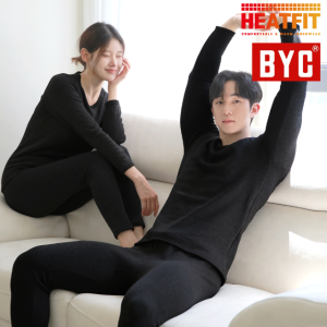 히트핏 남자 내복 성인 기모 발열 내의 겨울 히트택 상의 하의 세트 내복바지